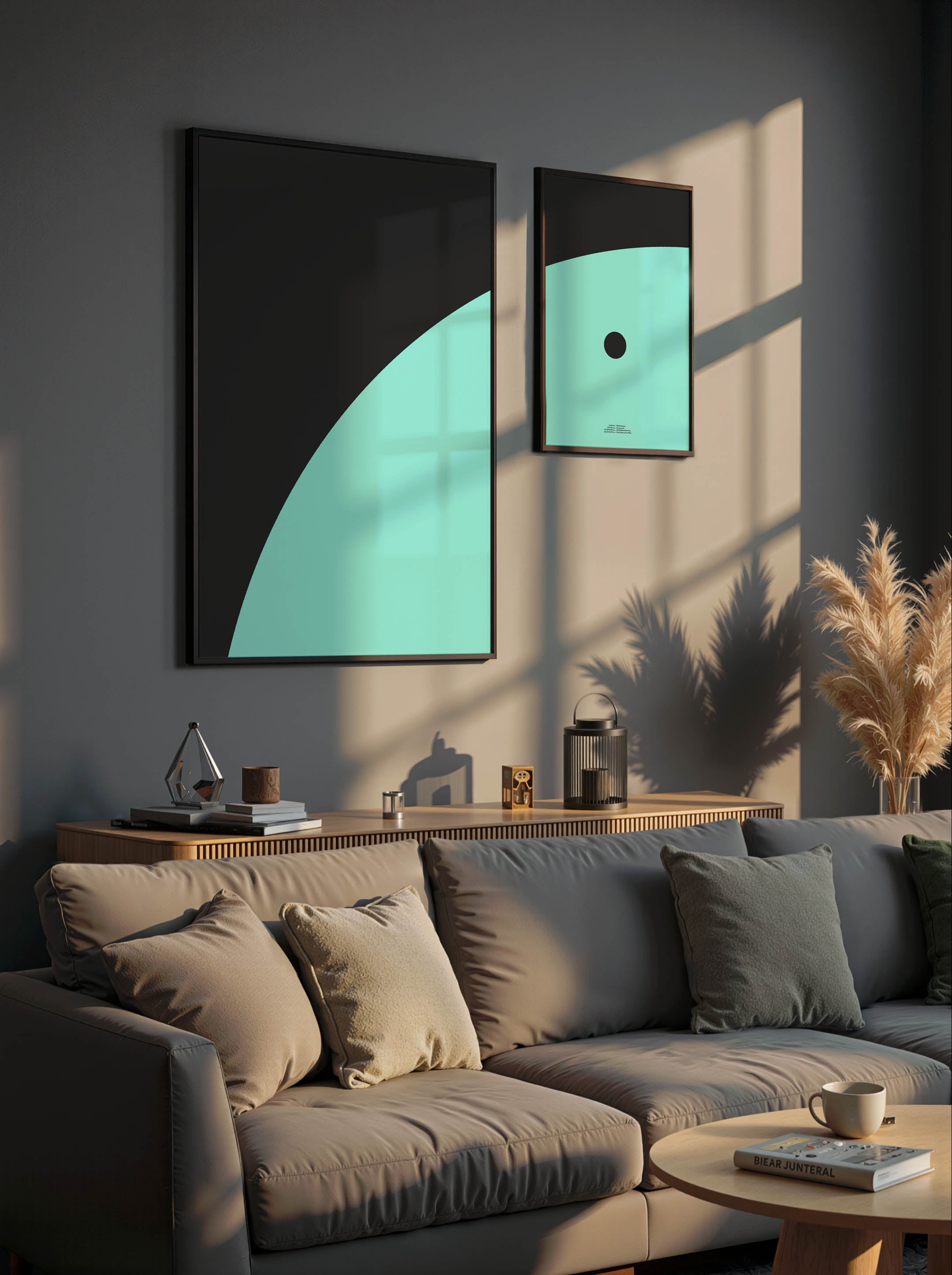 Plakat komposition – Planet transit af Jorden foran Solen