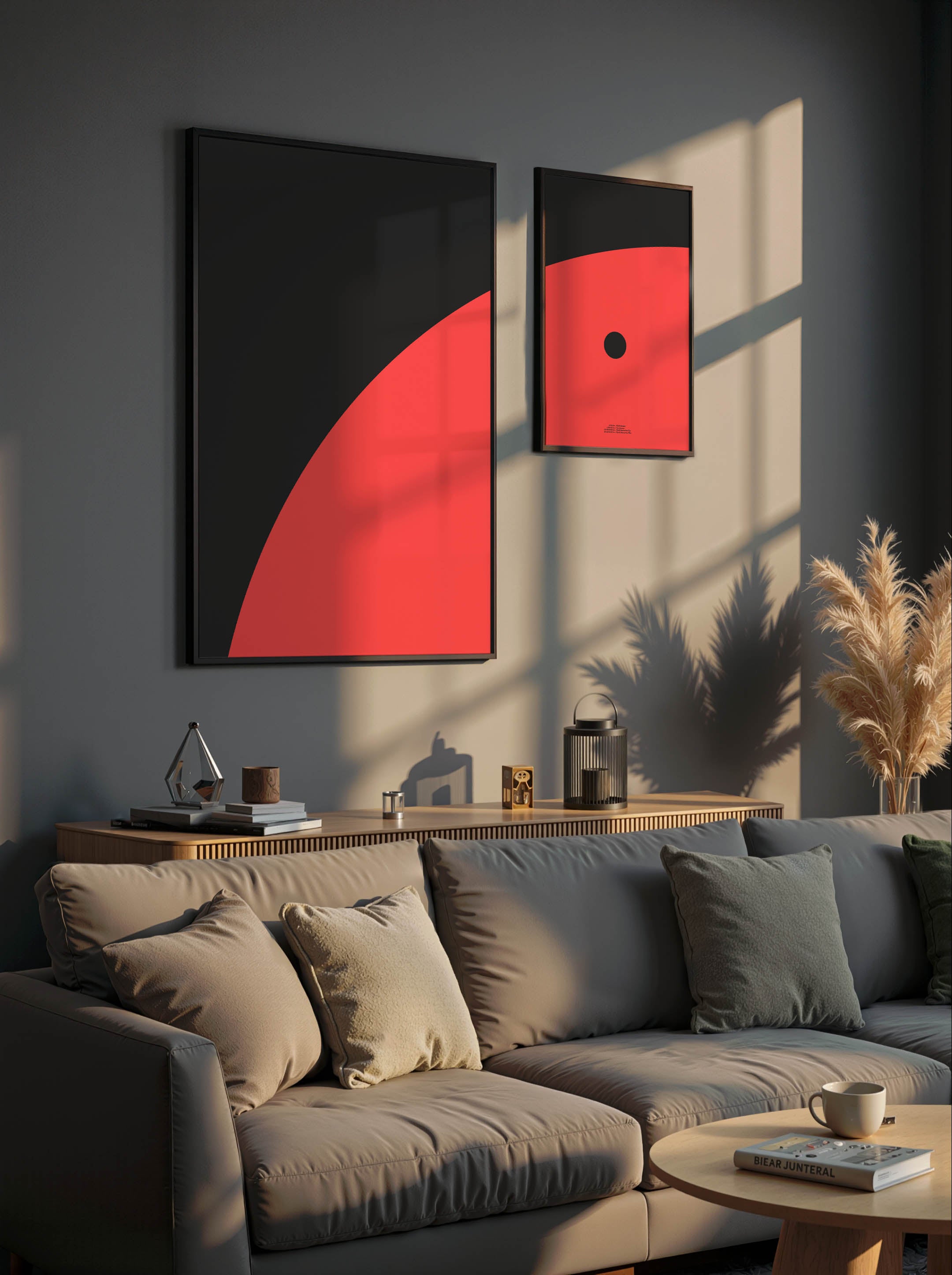 Plakat komposition – Planet transit af Jorden foran Solen