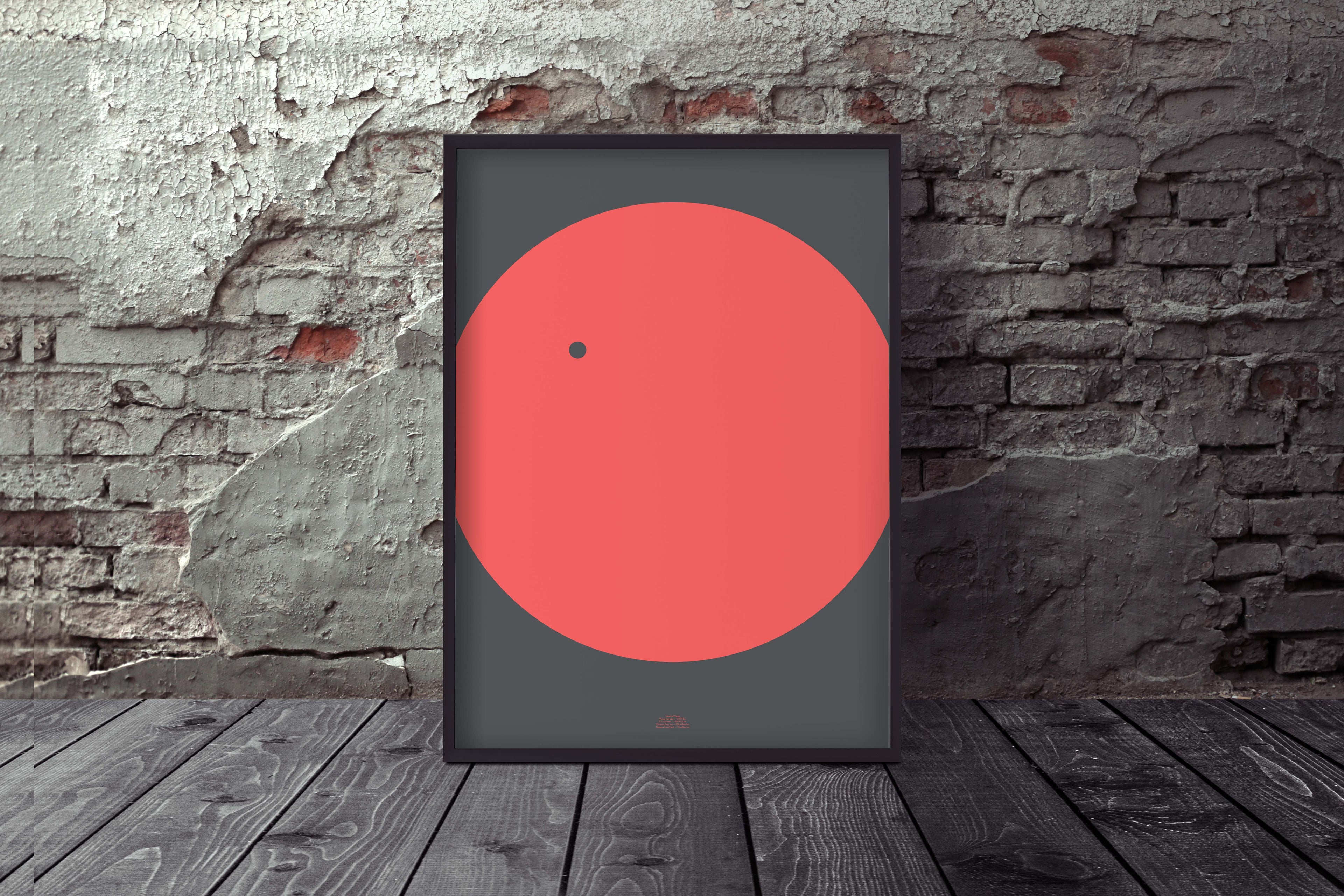 Planet transit af Venus foran Solen