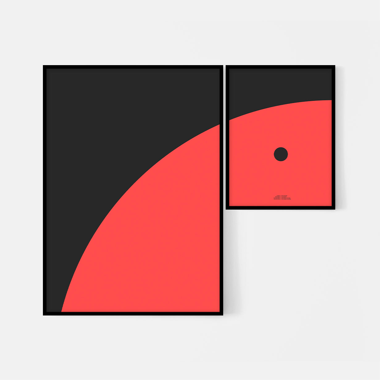 Plakat komposition – Planet transit af Jorden foran Solen