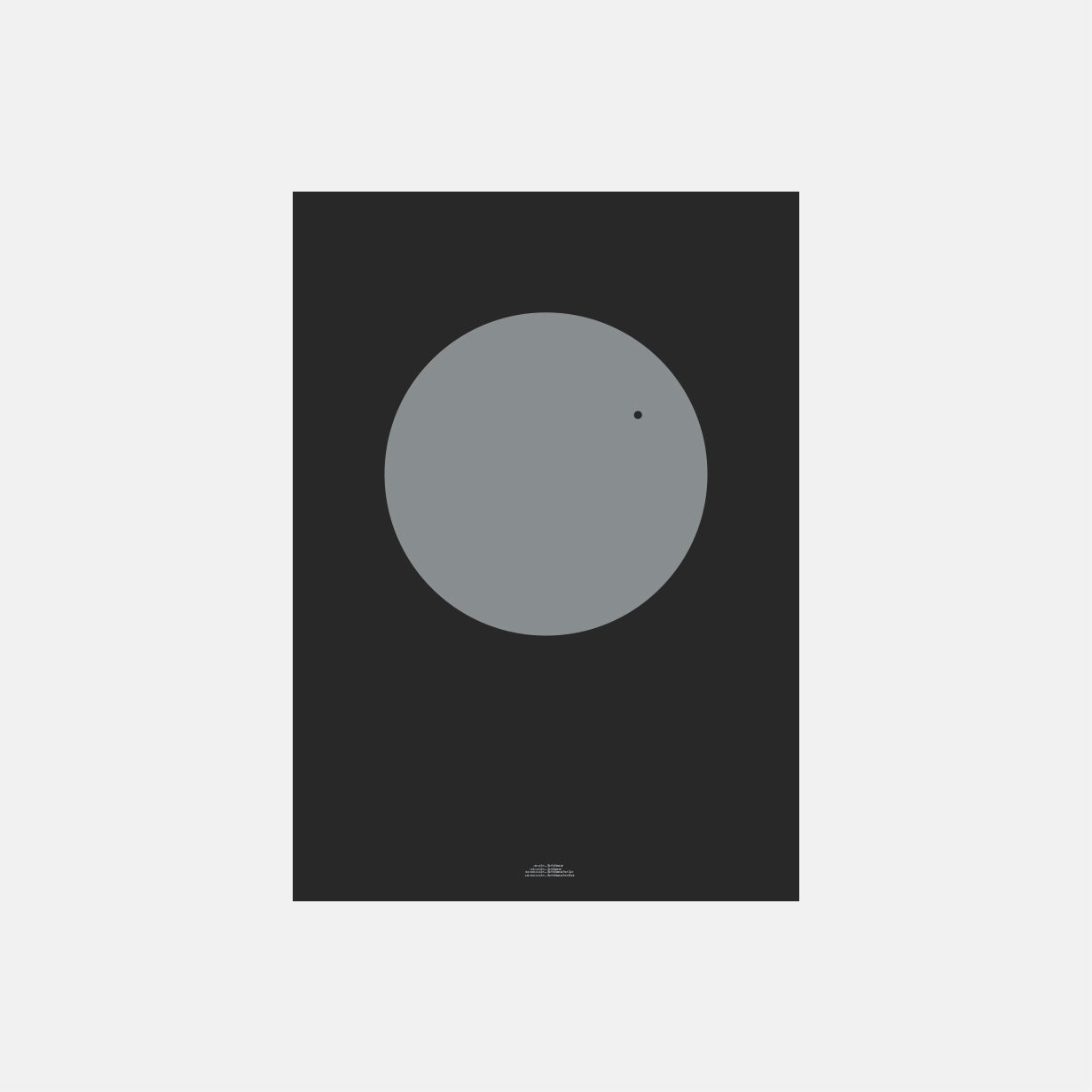 Planet transit af Jorden foran Solen