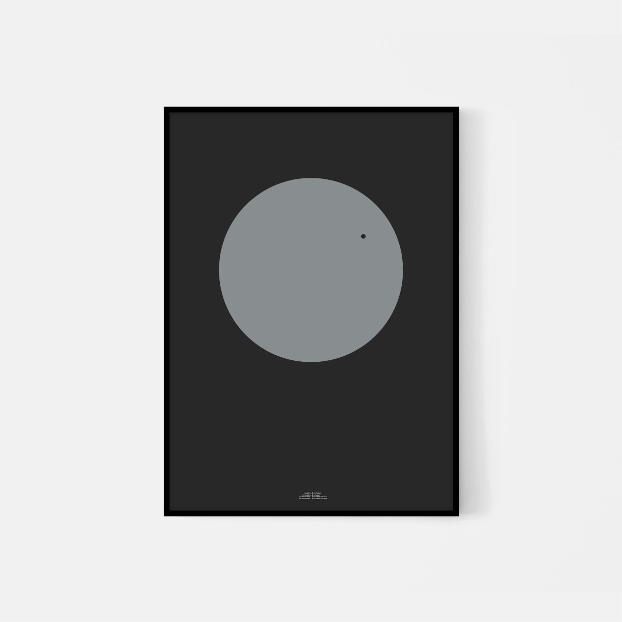 Planet transit af Jorden foran Solen