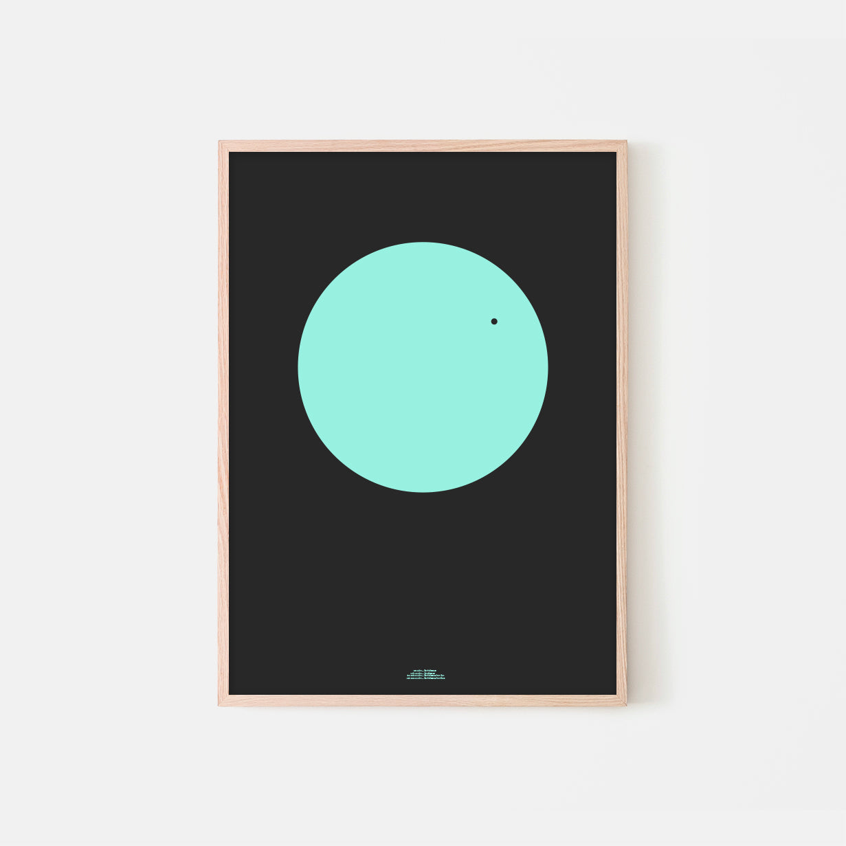 Planet transit af Jorden foran Solen