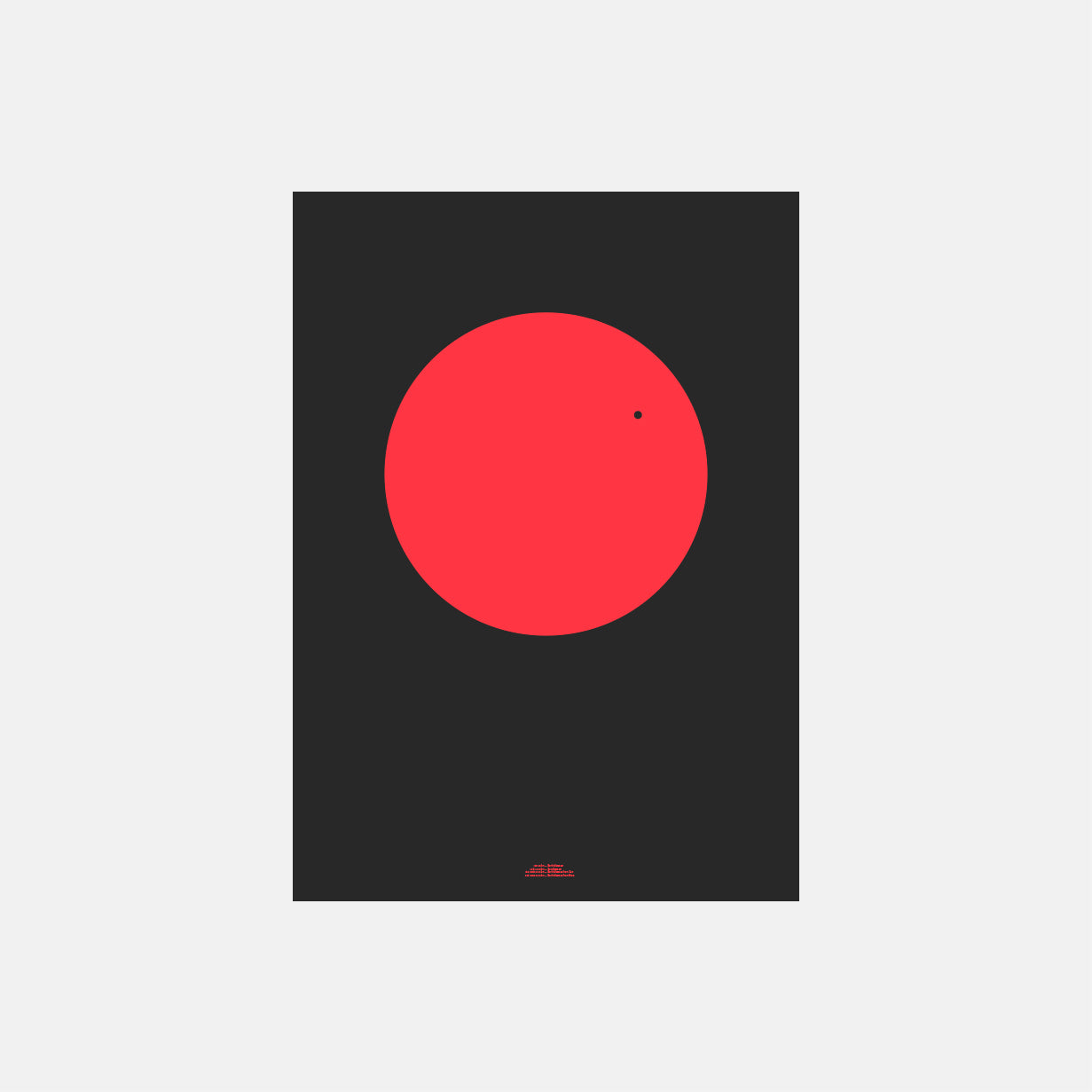 Planet transit af Jorden foran Solen