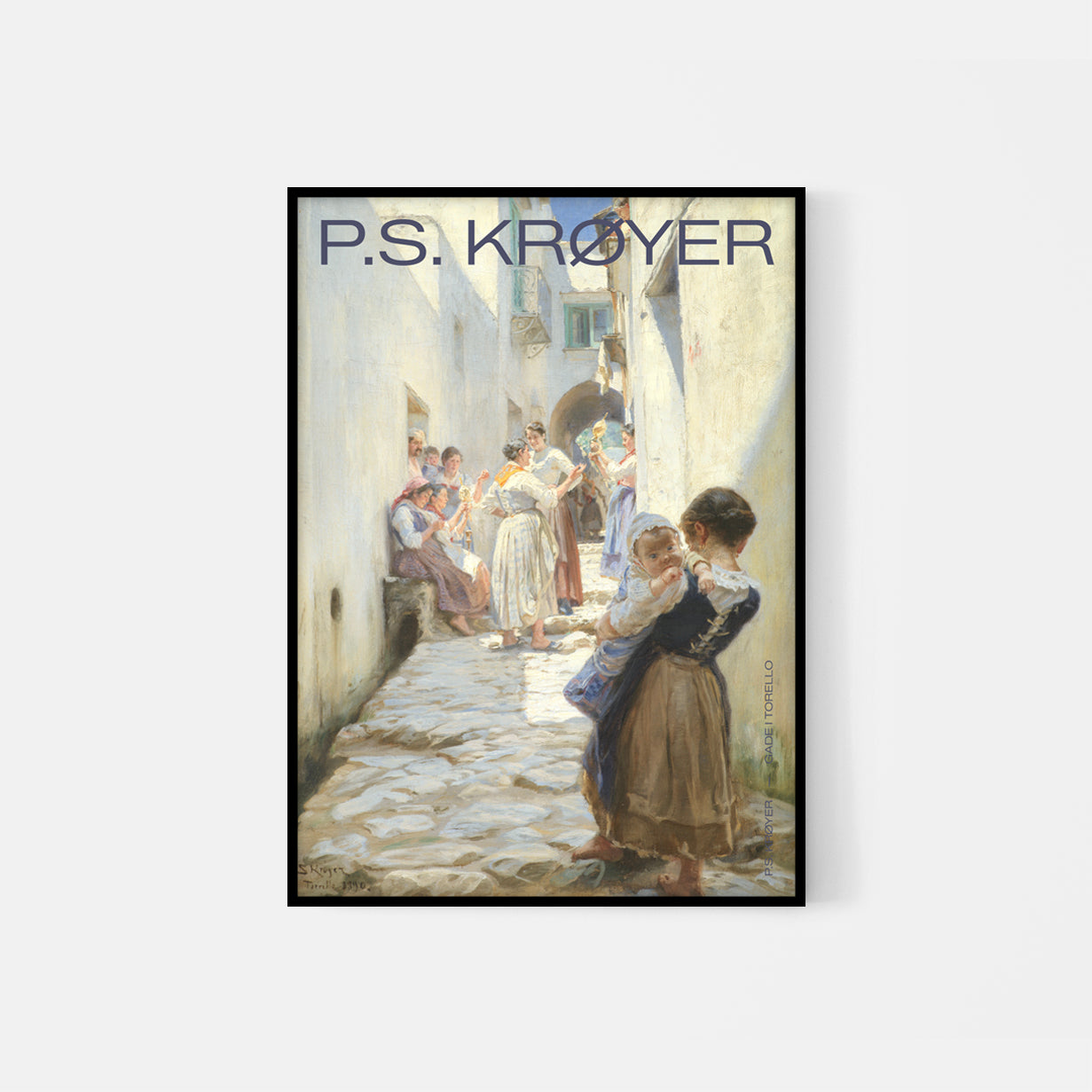 P.S. Krøyer  — Gade i Torello No2