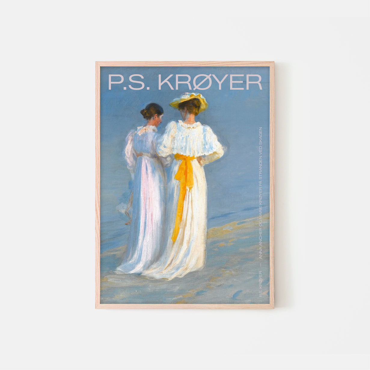 P.S. Krøyer  — Anna Ancher og Marie Krøyer på stranden ved Skagen No2