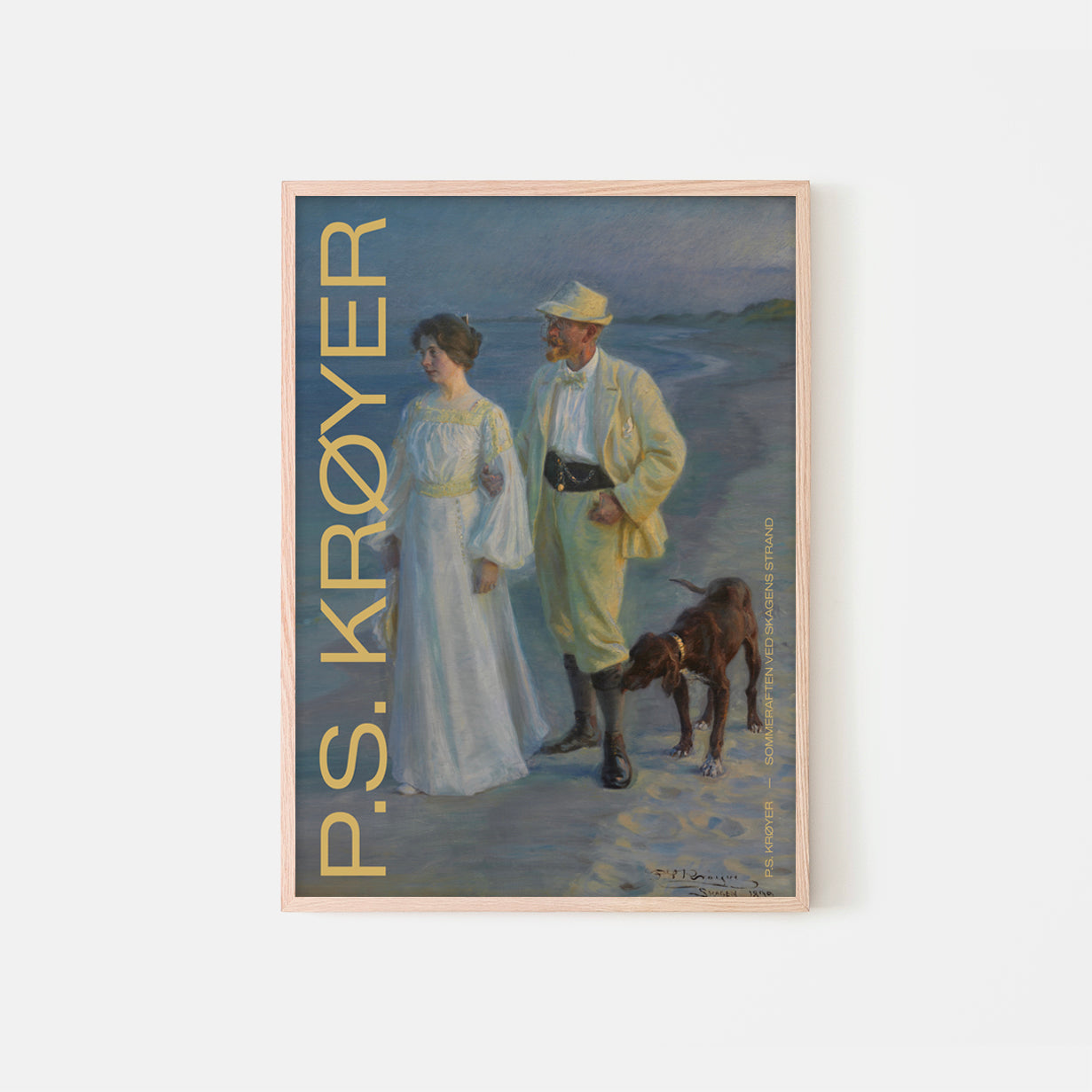 P.S. Krøyer  — Sommeraften ved Skagens Strand No1