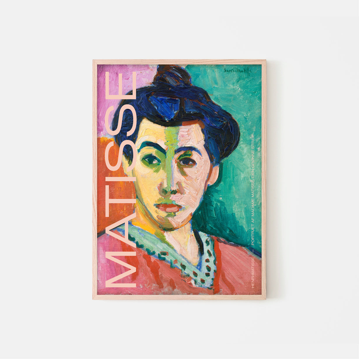 Henri Matisse  — Portræt af Madame Matisse. Den grønne stribe No1