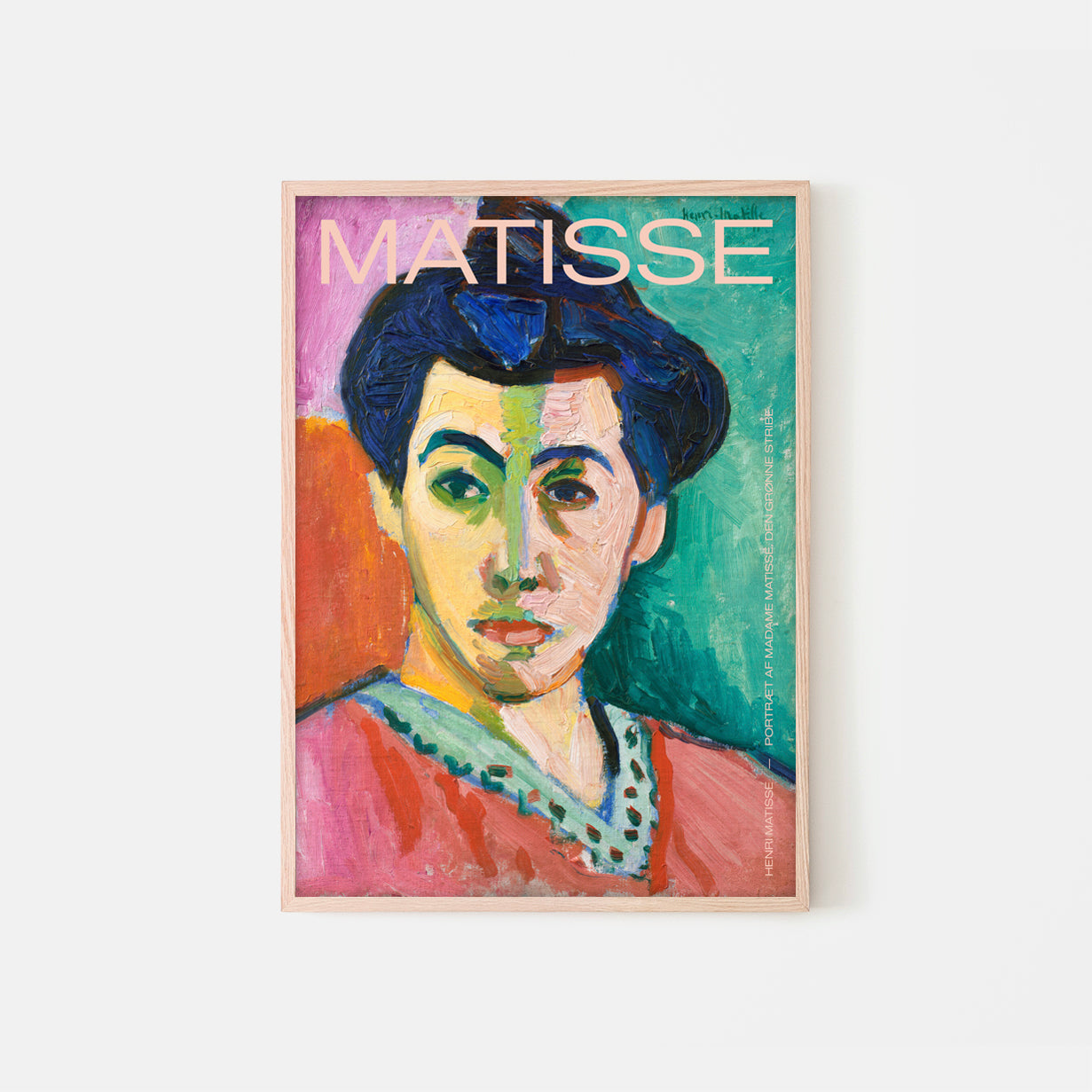 Henri Matisse  — Portræt af Madame Matisse. Den grønne stribe No2