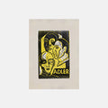 Linocut 012 — Ex libris of Leta Alder