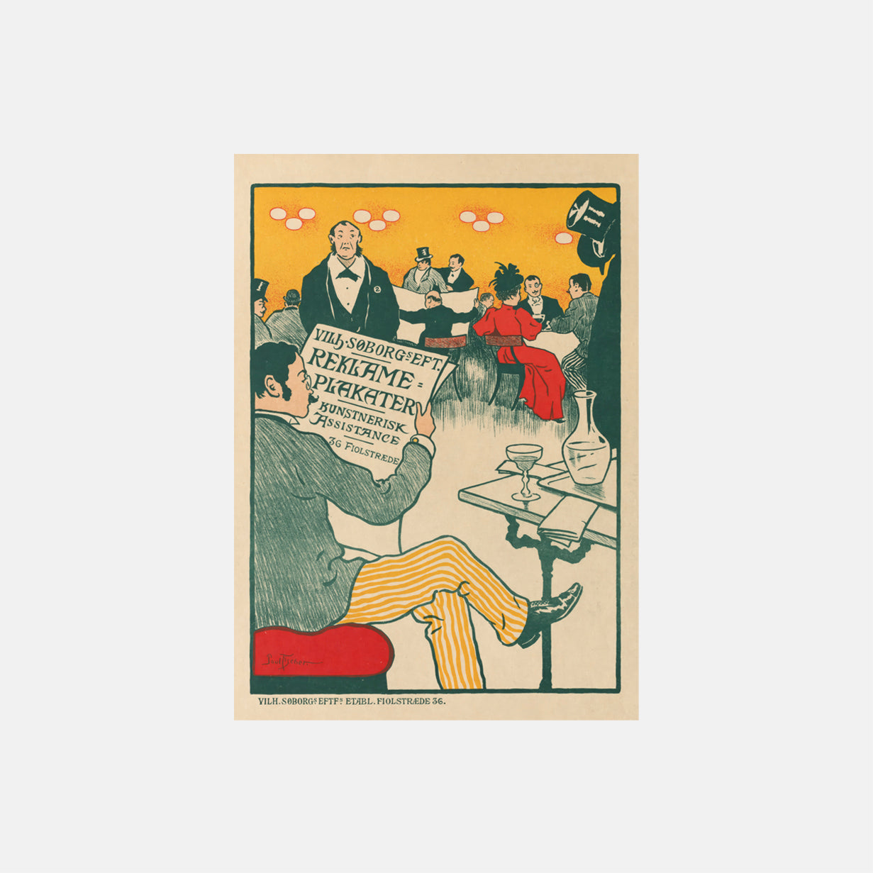 Retro 001 — Wilhelm Søborg Reklameplakater