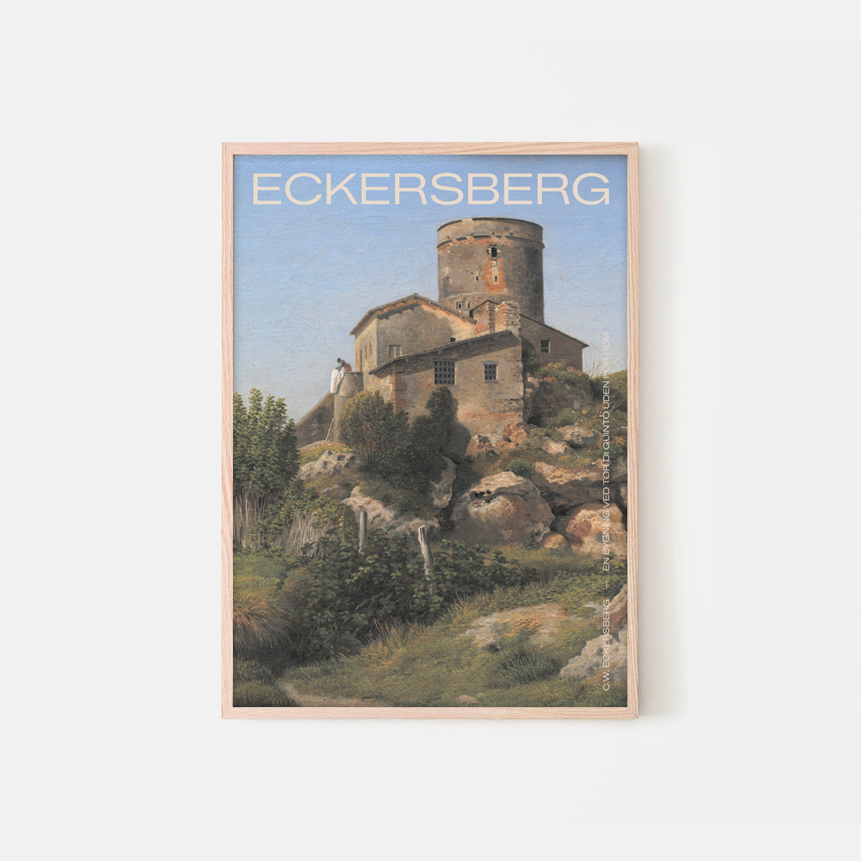 C.W. Eckersberg – En bygning ved Tor di Quinto uden for Rom No2