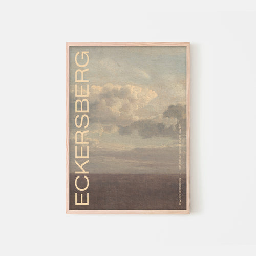 C.W. Eckersberg – Studie af skyer over havet No1