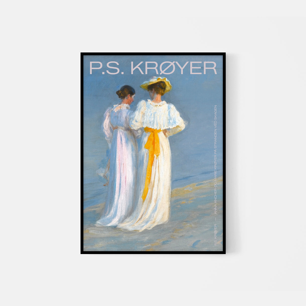 P.S. Krøyer  — Anna Ancher og Marie Krøyer på stranden ved Skagen No2