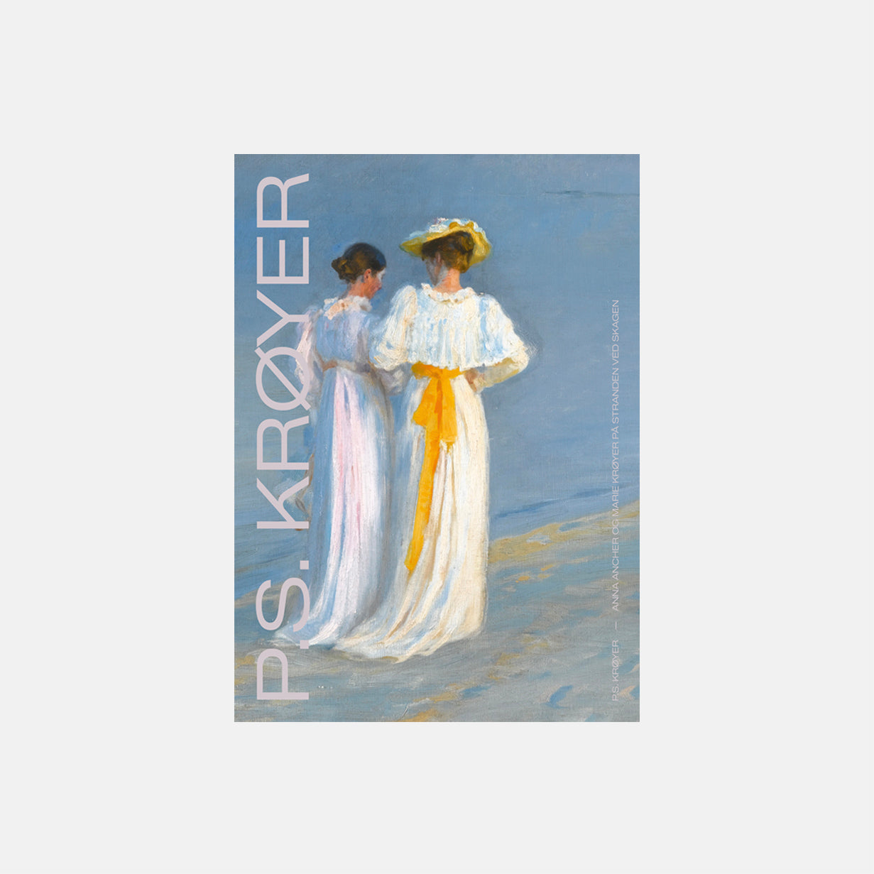 P.S. Krøyer  — Anna Ancher og Marie Krøyer på stranden ved Skagen No1