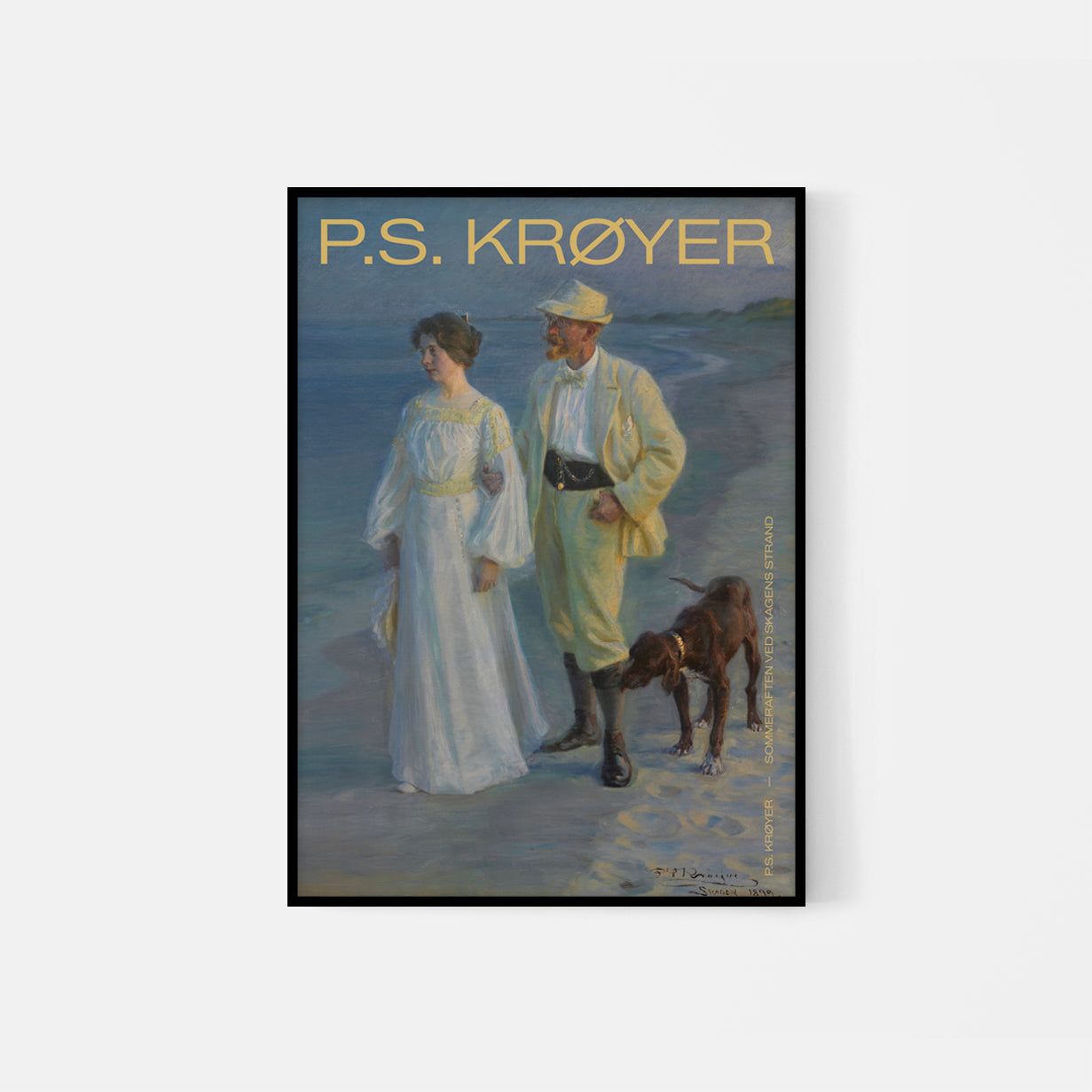 P.S. Krøyer  — Sommeraften ved Skagens Strand No2
