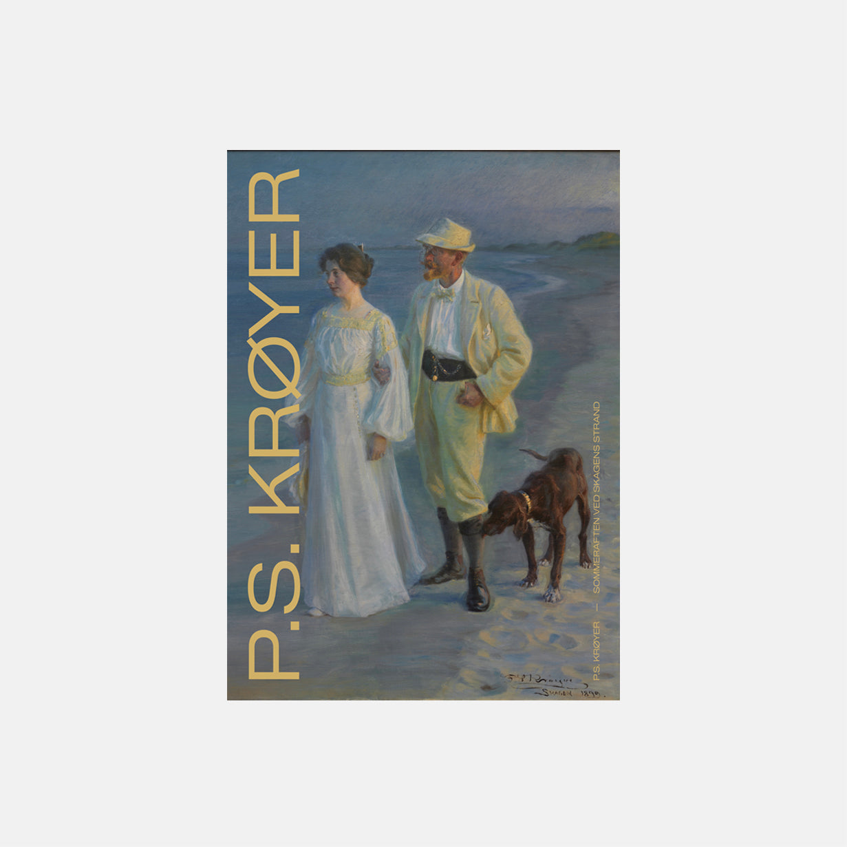 P.S. Krøyer  — Sommeraften ved Skagens Strand No1
