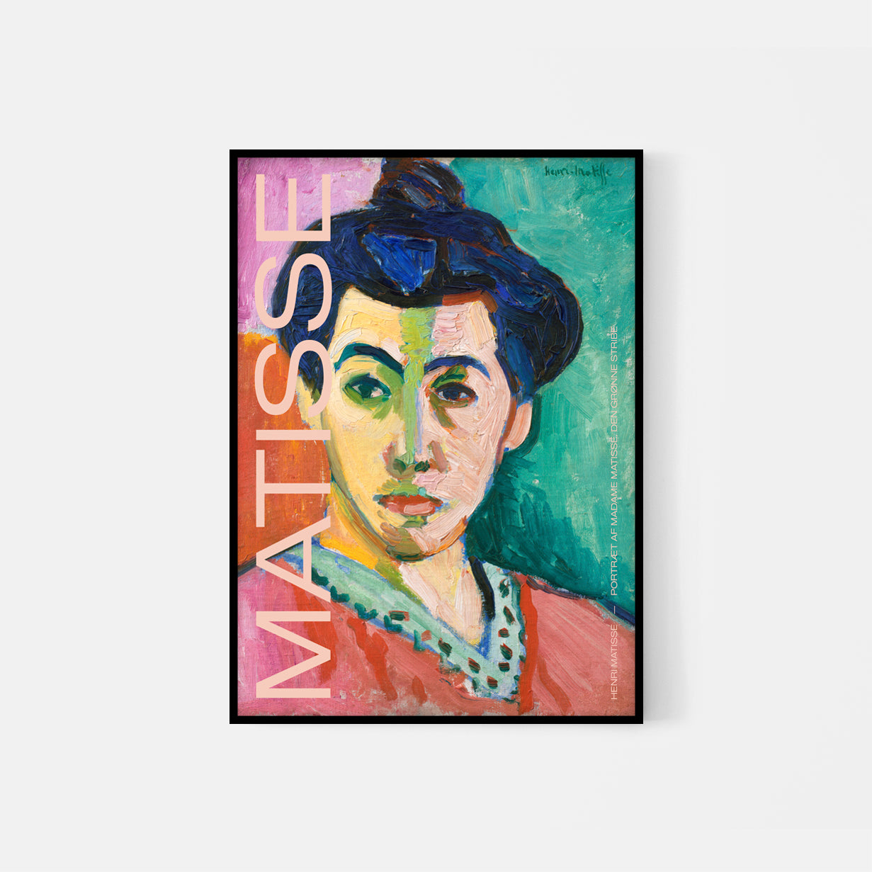 Henri Matisse  — Portræt af Madame Matisse. Den grønne stribe No1