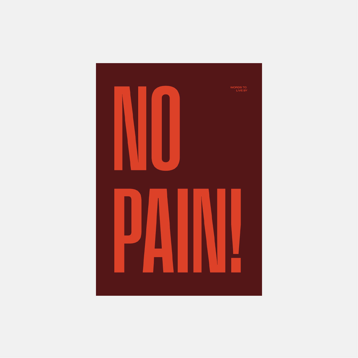 No Pain!