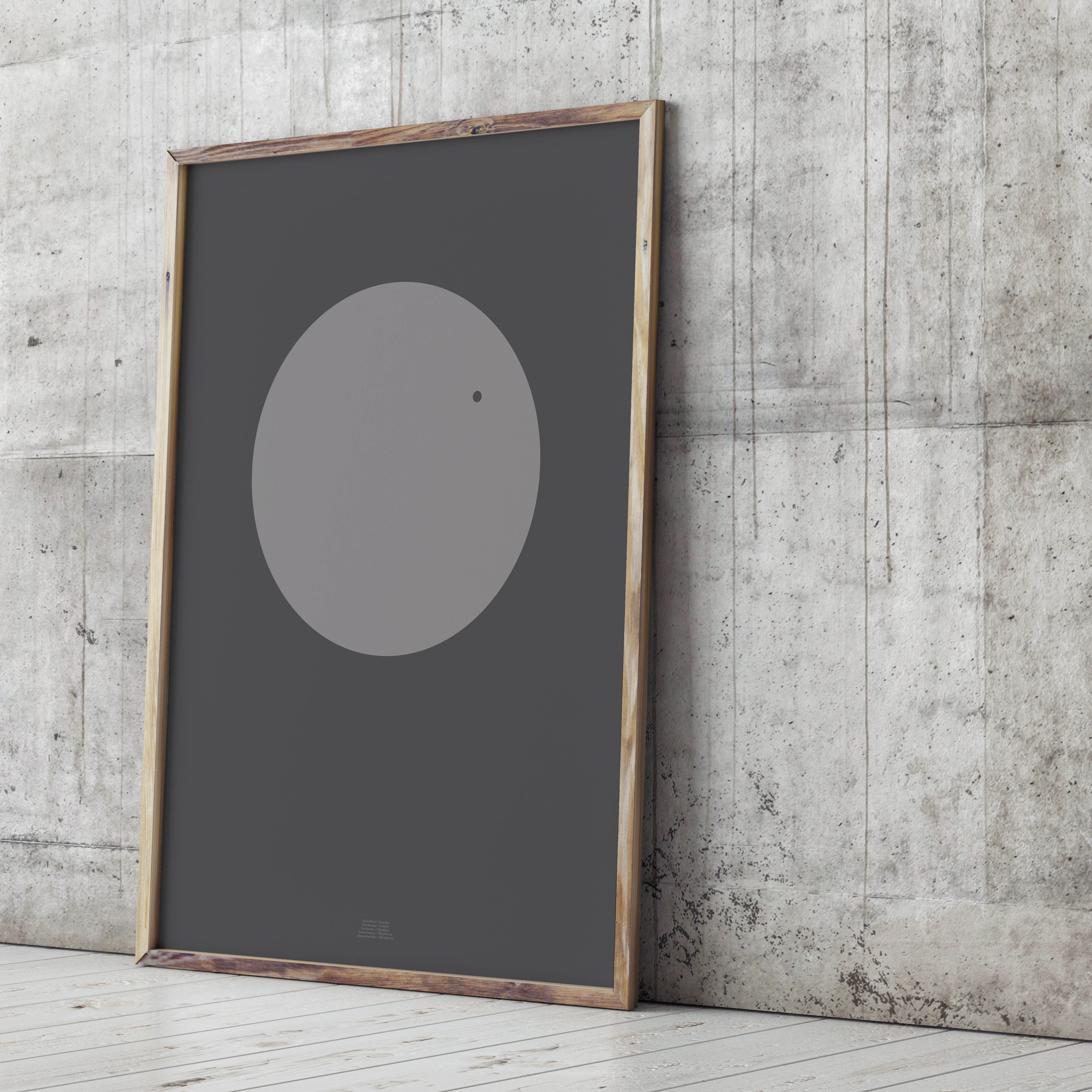 Planet transit af Jorden foran Solen